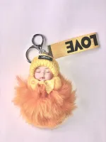 Брелок МЕХОВАЯ КУКЛА оранжевый Брелок МЕХОВАЯ КУКЛА оранжевый