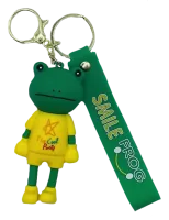 Брелок ЛЯГУШОНОК SMILE FROG в желтом костюме