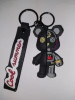 Брелок МЕДВЕДЬ черный (половинки)