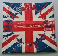 Декоративная наволочка в британском стиле 10, 45x45cm