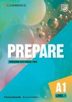 Prepare Level 1 2nd Edition Workbook + Digital Pack - Рабочая тетрадь с онлайн доступом к аудио