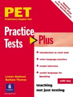 PET Practice Tests Plus 1 with Кey - книга тестов с ответами