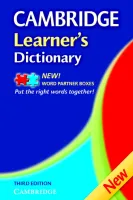 Cambridge Learner's Dictionary 3rd Edition Paperback - словарь