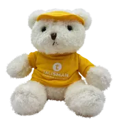 Медведь белый в желтой футболке
