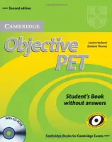 Objective PET 2nd Edition Student's Book no Key +R - учебник без ответов с диском Objective PET 2nd Edition Student's Book no Key +R - учебник без ответов с диском
