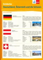 Landeskunde auf einen Blick Deutschland, Osterreich, Schweiz - наглядные плакаты по страноведению