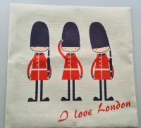 Декоративная наволочка в британском стиле 1, 45x45cm