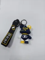 Брелок МЕДВЕДЬ TOP черно-желтый