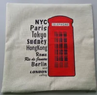 Декоративная наволочка в британском стиле 16, 45x45cm