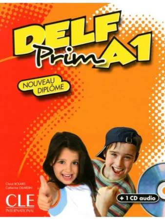 DELF Prim A1 Livre + Audio CD- пособие для подготовки к экзаменам с диском