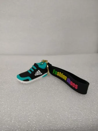 ADIDAS черный с бирюзовыми вставками