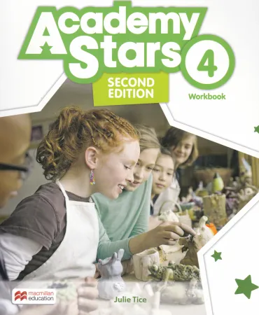 Academy Stars Level 4 2 Edition Workbook with Digital Workbook - рабочая тетрадь с доступом к цифров