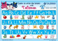 Алфавит - наглядный плакат