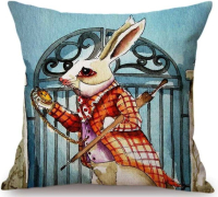 Декоративная наволочка «Алиса в стране чудес» 45х45