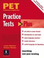 PET Practice Tests Plus 1 no Key - книга тестов без ответов
