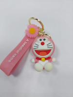 Брелок КОТ в капюшоне розовый