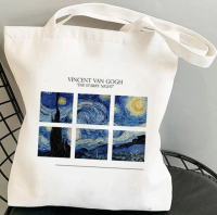 Сумка - шоппер с принтом Ван Гога (3)