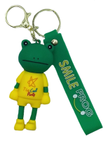 Брелок ЛЯГУШОНОК SMILE FROG в желтом костюме