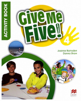 Give Me Five! Level 4 Activity Book + OWB 2021 -  рабочая тетрадь + код доступа к Online WB