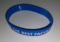 Браслет силиконовый Talismania The Best Faculty синий