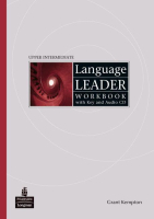 Language Leader Upper-Intermediate Level Workbook with Key +D - тетрадь с ответами и диском Language Leader Upper-Intermediate Level Workbook with Key +D - тетрадь с ответами и диском