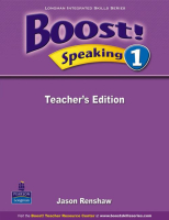Boost Speaking Level 1 Teacher's Book - книга для учителя