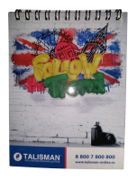 Блокнот маленький на спирали 