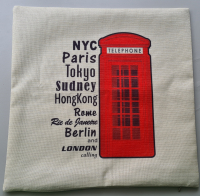 Декоративная наволочка в британском стиле 16, 45x45cm