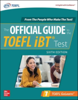 The Official Guide to the TOEFL  test, Sixth edition