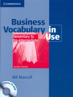 Business Vocabulary in Use Elementary to Pre-Intermediate Level 2nd Edition +R - пособие по лексике