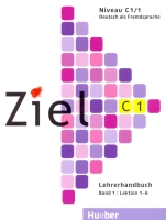 Ziel C1 Lehrerhandbuch Band 1 - книга для учителя Часть 1