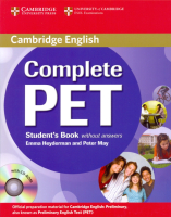 Complete PET Students Book without answers with CD-ROM - учебник без ответов с диском