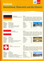 Landeskunde auf einen Blick Deutschland, Osterreich, Schweiz - наглядные плакаты по страноведению