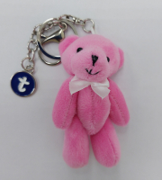 Брелок МИШКА розовый маленький