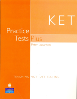 KET Practice Tests Plus +D - книга тестов с диском