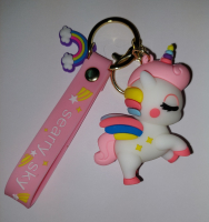 Брелок ЕДИНОРОГ розовый