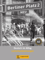 Berliner Platz 2 2nd Edition Lehrerhandreichungen - книга для учителя Berliner Platz 2 2nd Edition Lehrerhandreichungen - книга для учителя