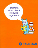 Тетрадь оранжевая Мэйт с книгами