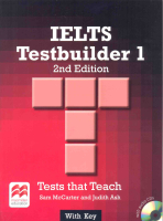 IELTS Testbuilder 1 with Key 2nd Edition - пособие для подготовки к экзамену с диском