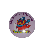 Значок сиреневый 