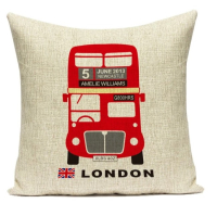 Декоративная наволочка в британском стиле (14)  45х45