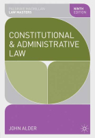 Constitutional and Administrative Law Constitutional and Administrative Law