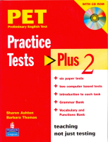 PET Practice Tests Plus 2 no Key + R - книга тестов без ответов с диском