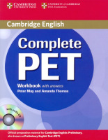 Complete PET Workbook with Key +D - тетрадь с ответами с диском