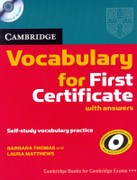Cambridge Vocabulary for First Certificate Book with Key +D - пособие по лексике с ответами и диском