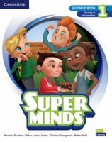 Super Minds 2Ed 1 Workbook + Digital Pack -  рабочая тетрадь с доступом к интернет ресурсам