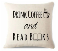 Декоративная наволочка с надписью Drink45х45