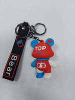 Брелок МЕДВЕДЬ TOP красно-синий Брелок МЕДВЕДЬ TOP красно-синий