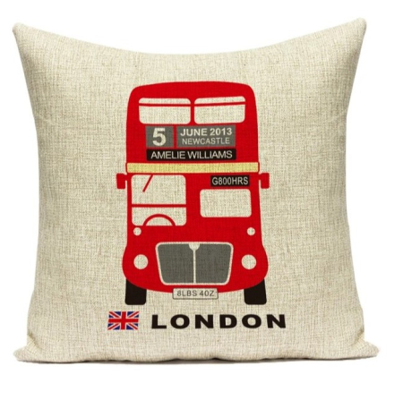 Декоративная наволочка в британском стиле (14)  45х45