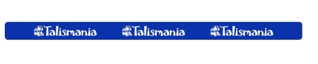 Браслет силиконовый Talismania синий